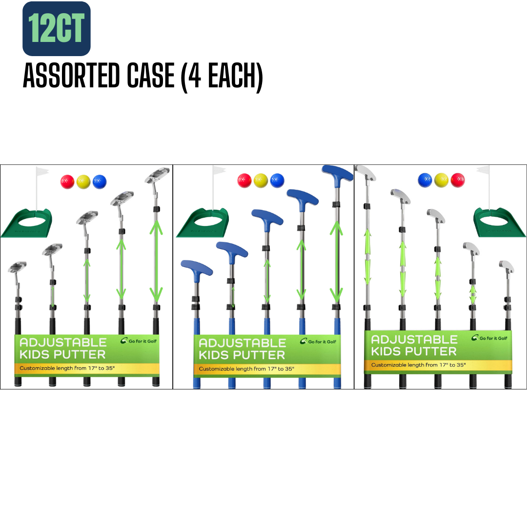 RightSize Adjustable Kids Putter Set (Multi-Packs)